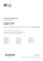 LG 65SM9000PUA 55SM8100PUA TV Operating Manual